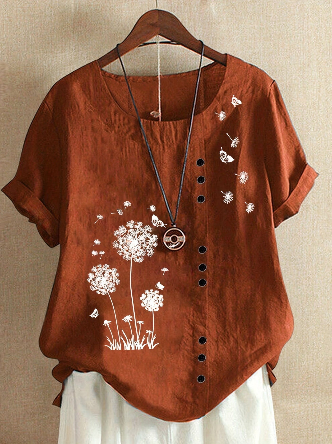 Hermione™ – Dandelion Print Blouse