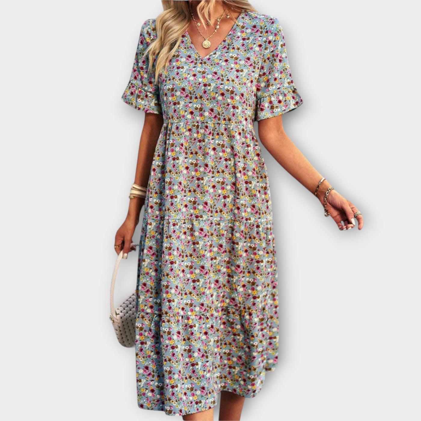 Ema™ Floral Midi Dress